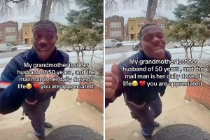 singing mailman, lavonte harvey, wholesome, gofundme, abc news