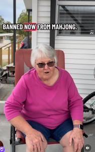 mahjong, senior citizens, viral videos, funny videos, elderly