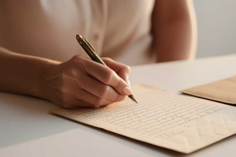 handwriting, writing a letter, secret letter, love letter, secret child