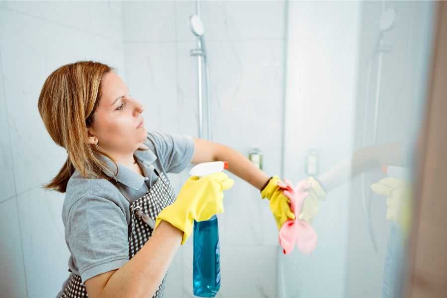 shower curtain; shower liner; get orange out; clean shower liner; shower liner cleaner