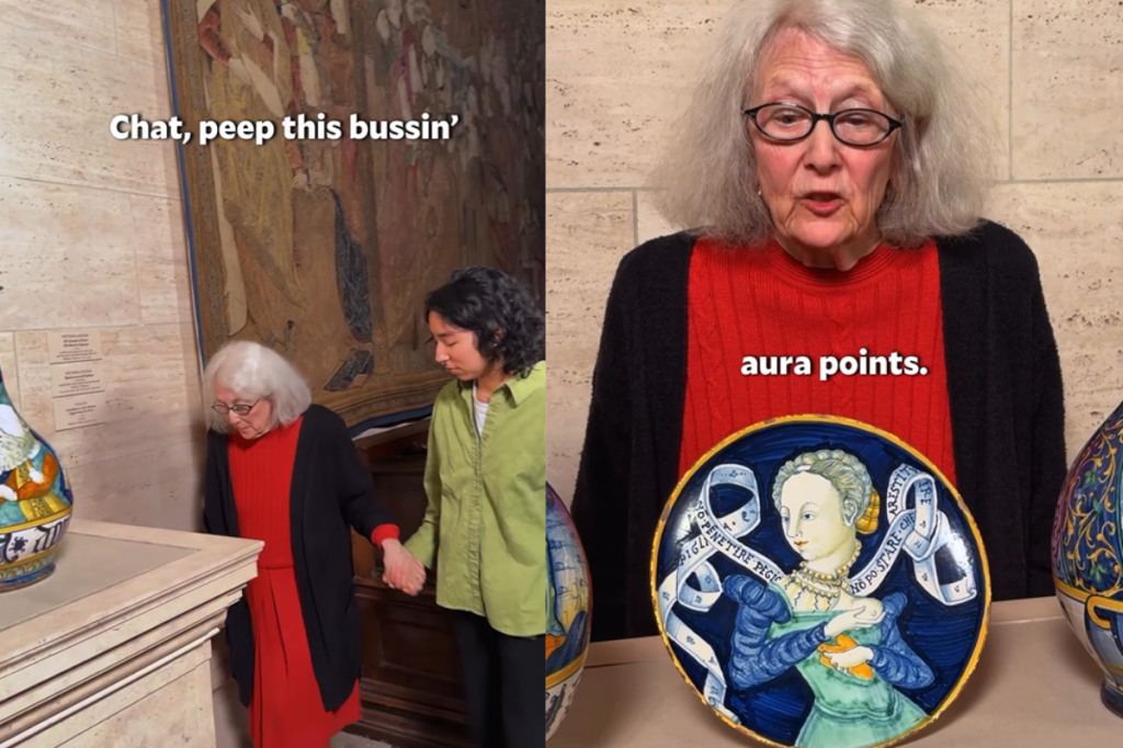 This 77-year-old art curator is busting out her ‘lit’ Gen Z slang to reach young art lovers