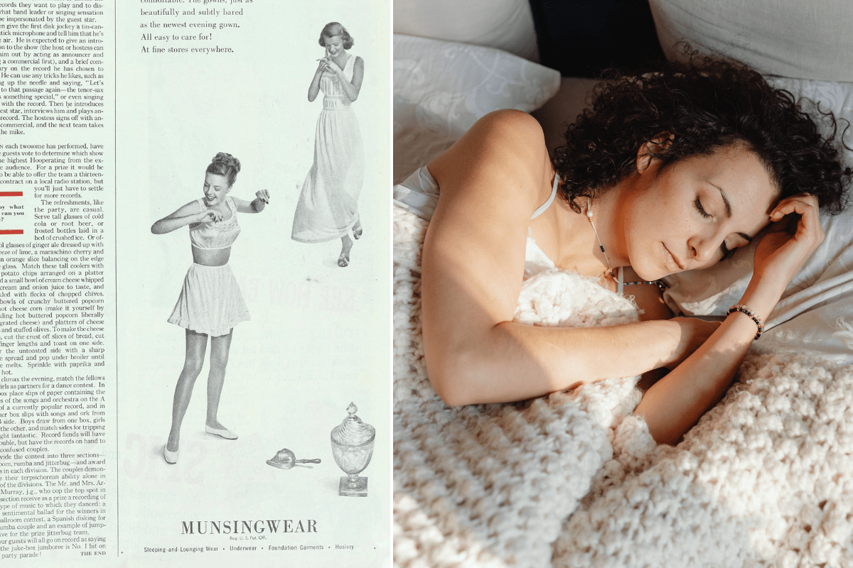 sleep, sleep tips, nighttime routine, 1940s, 1940s nostalgia, women, sleep hacks, bedtime, self-care