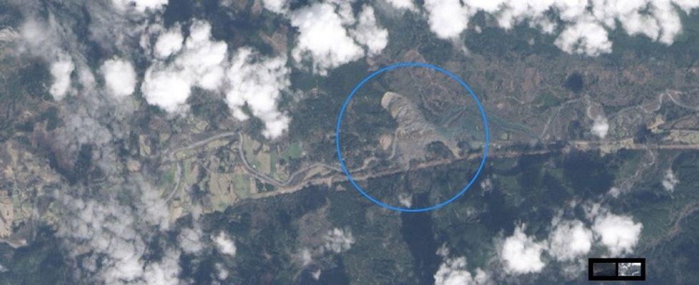 landslide, environmental catastrophe, deaths, NASA