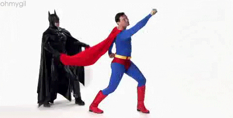 Batman, Superman, child costumes, bravery, heroes