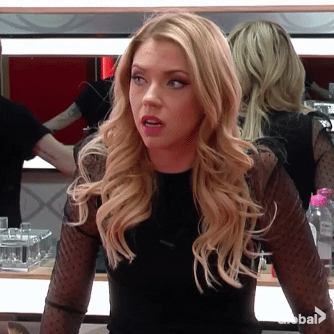 gif of woman rolling her eyes