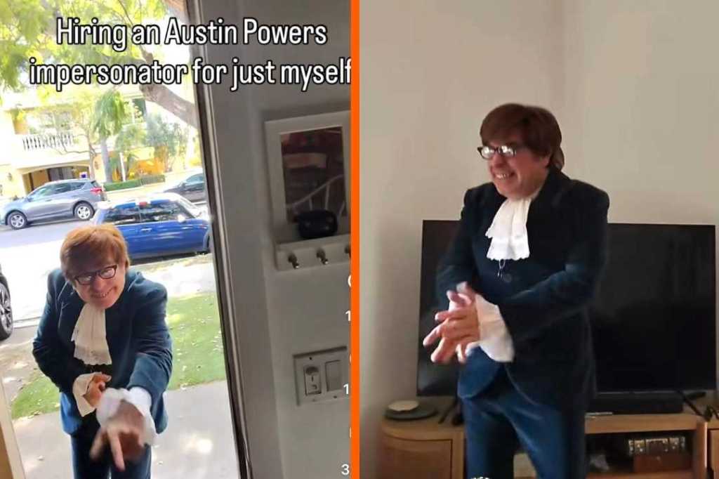 Man hires Austin Powers impersonator ‘just for himself’ and it’s delightfully awkward