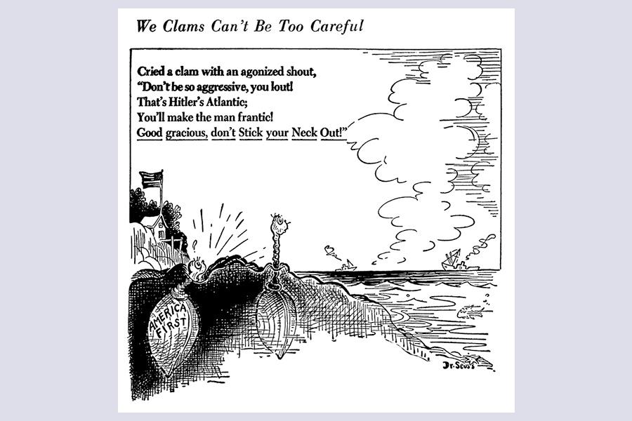 clams, frantic, Hitler, political satire, 1941