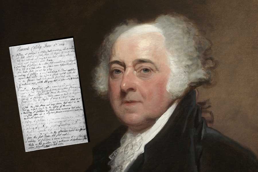 john adams, diary, journal, u.s. presidents, productivity