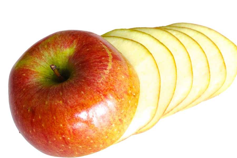 apple slices, apple, carl sagan, dimensions, 4th dimension, 3-dimensional