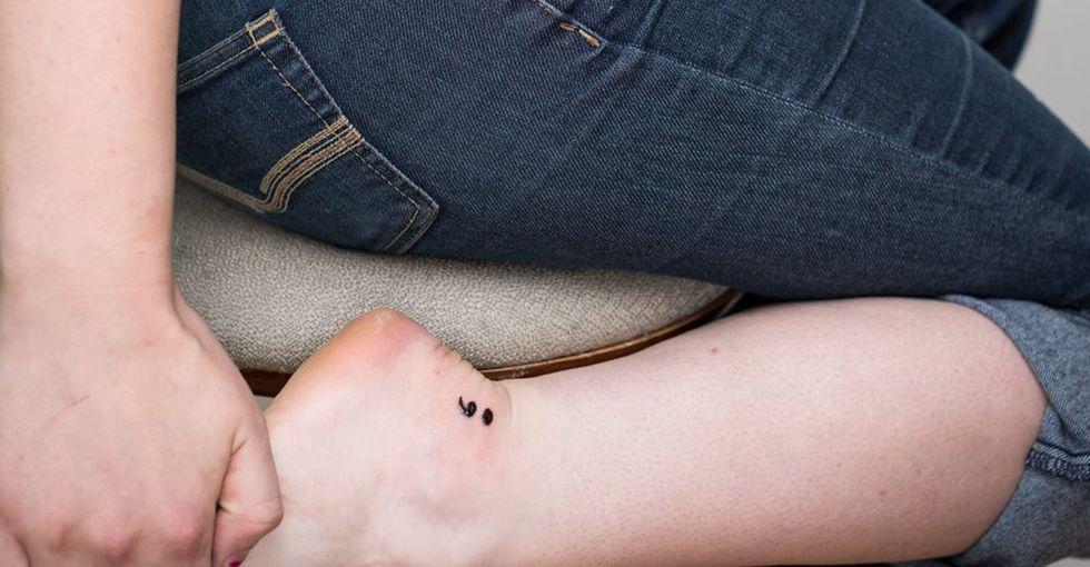 Semicolon Tattoo