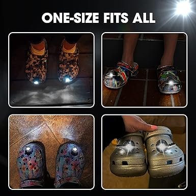 crocs with lights on them