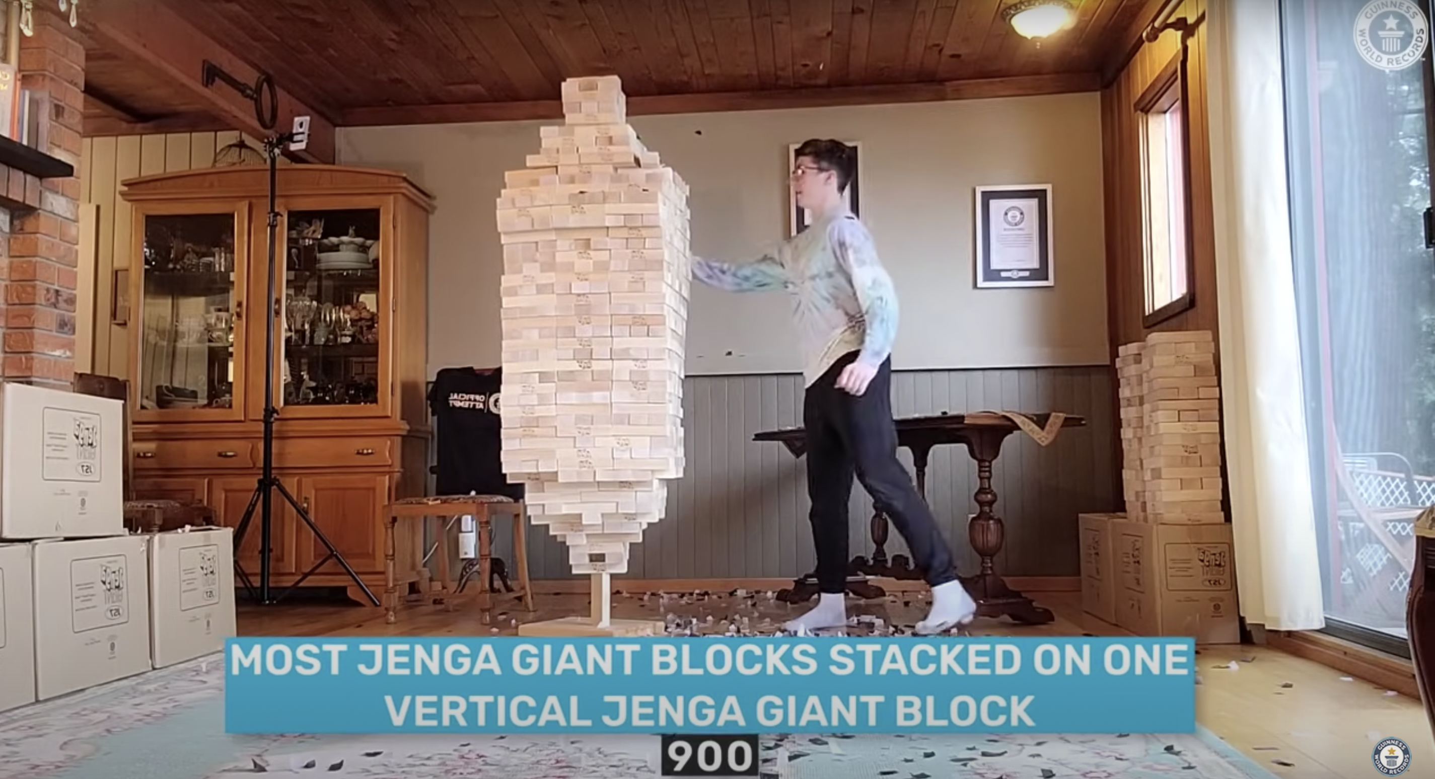 world record christmas, hallmark hallmark holiday movie, jenga world record