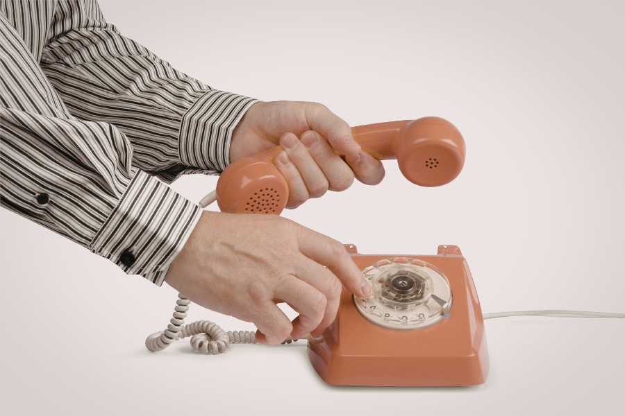 telephone, rotary phone, landline, before cell phones, hanging up the phone