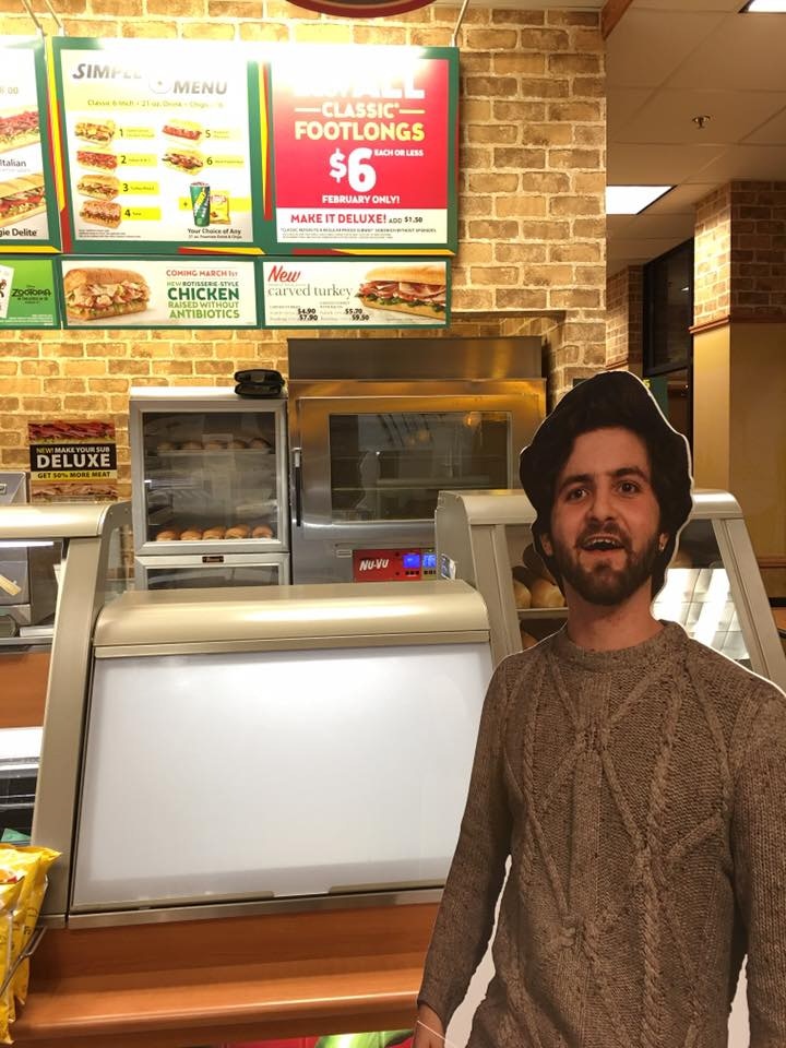 sub sandwich, family pranks, photography