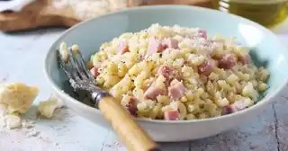 Coquillettes au Jambon, Frankfurt Sausage, Switzerland, France, Germany, comfort food, childhood