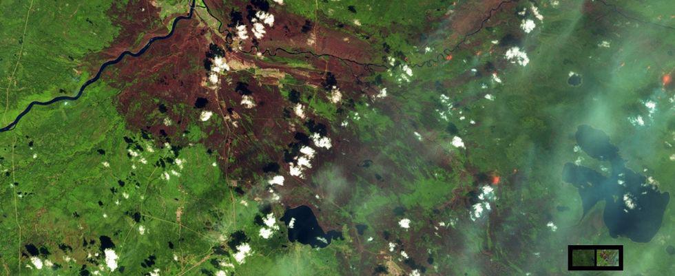 wildfire, nature, global warming