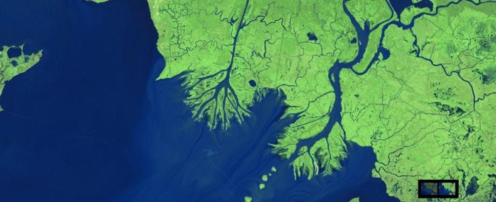 sediment, coastline, rive