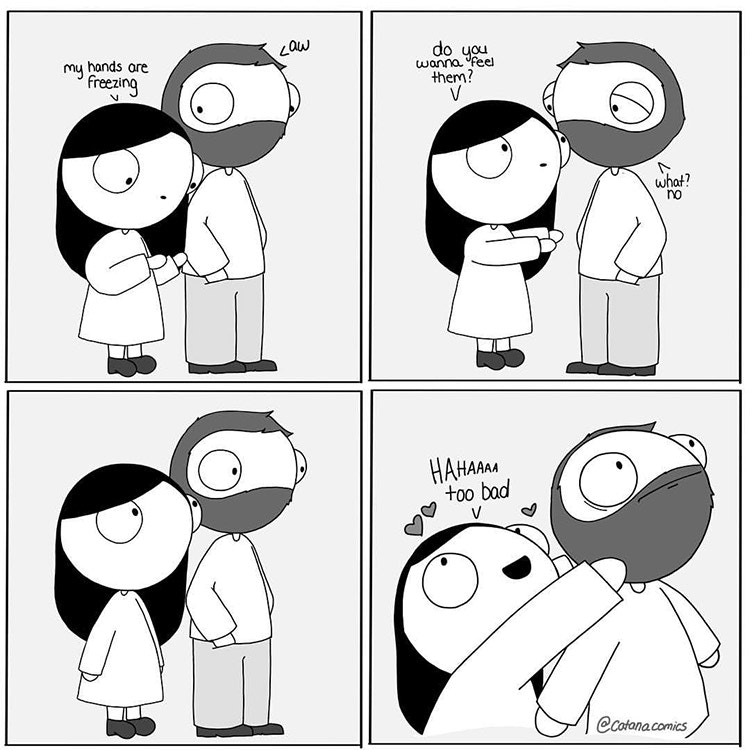 comic of couple