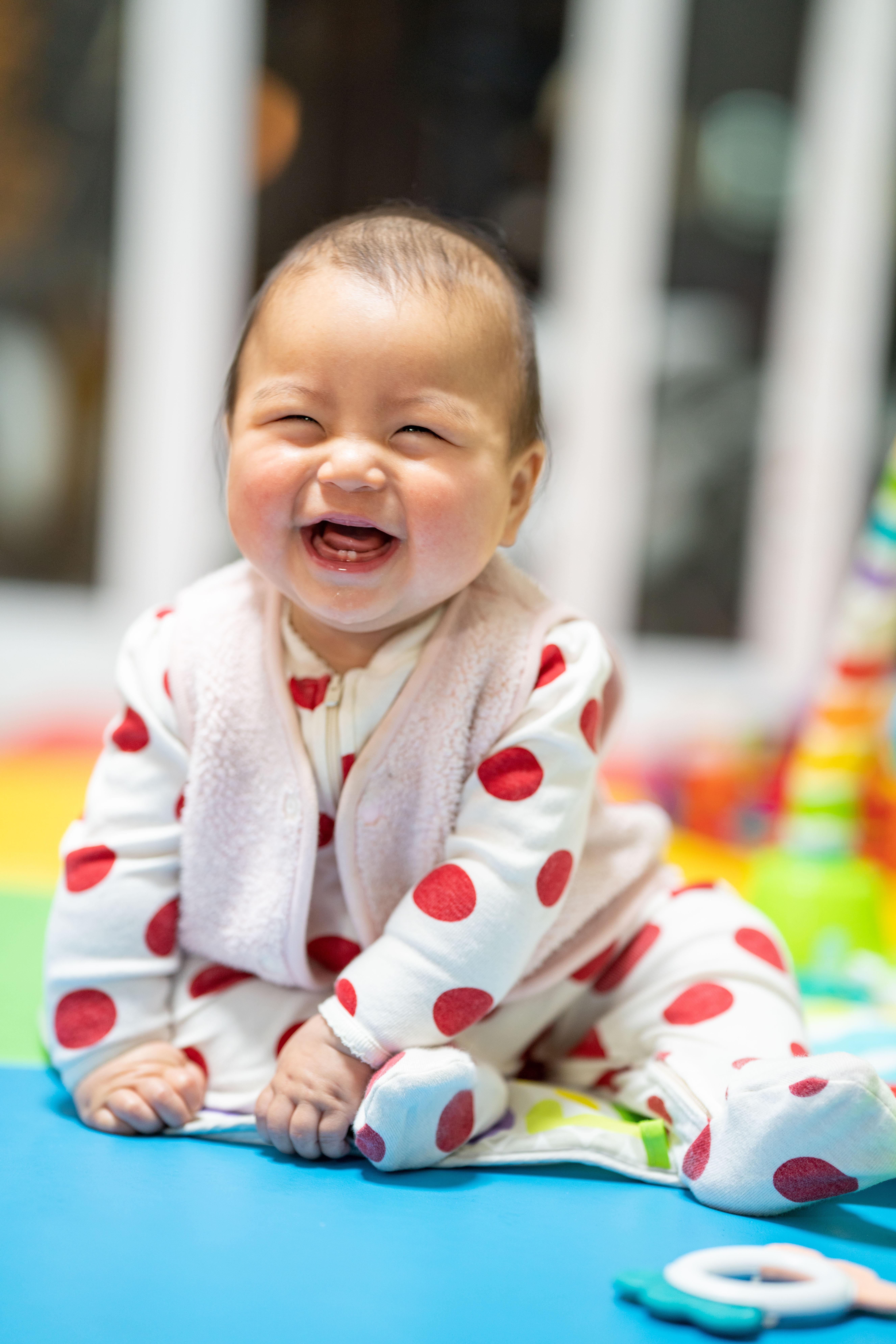baby laughter study