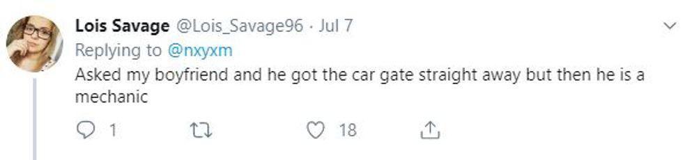 screenshot of a Tweet