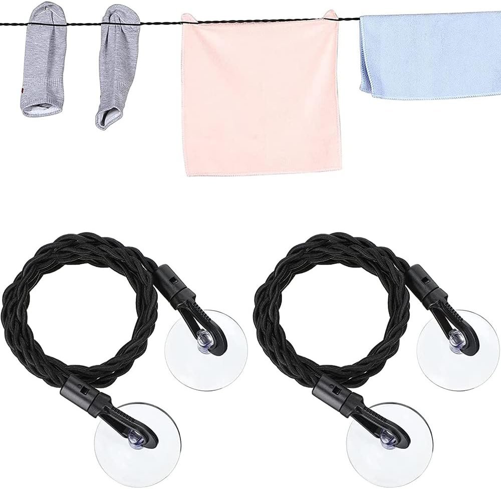 two travel clotheslines