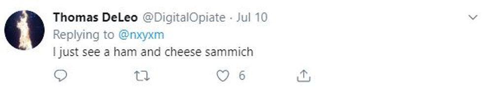 screenshot of twitter comment