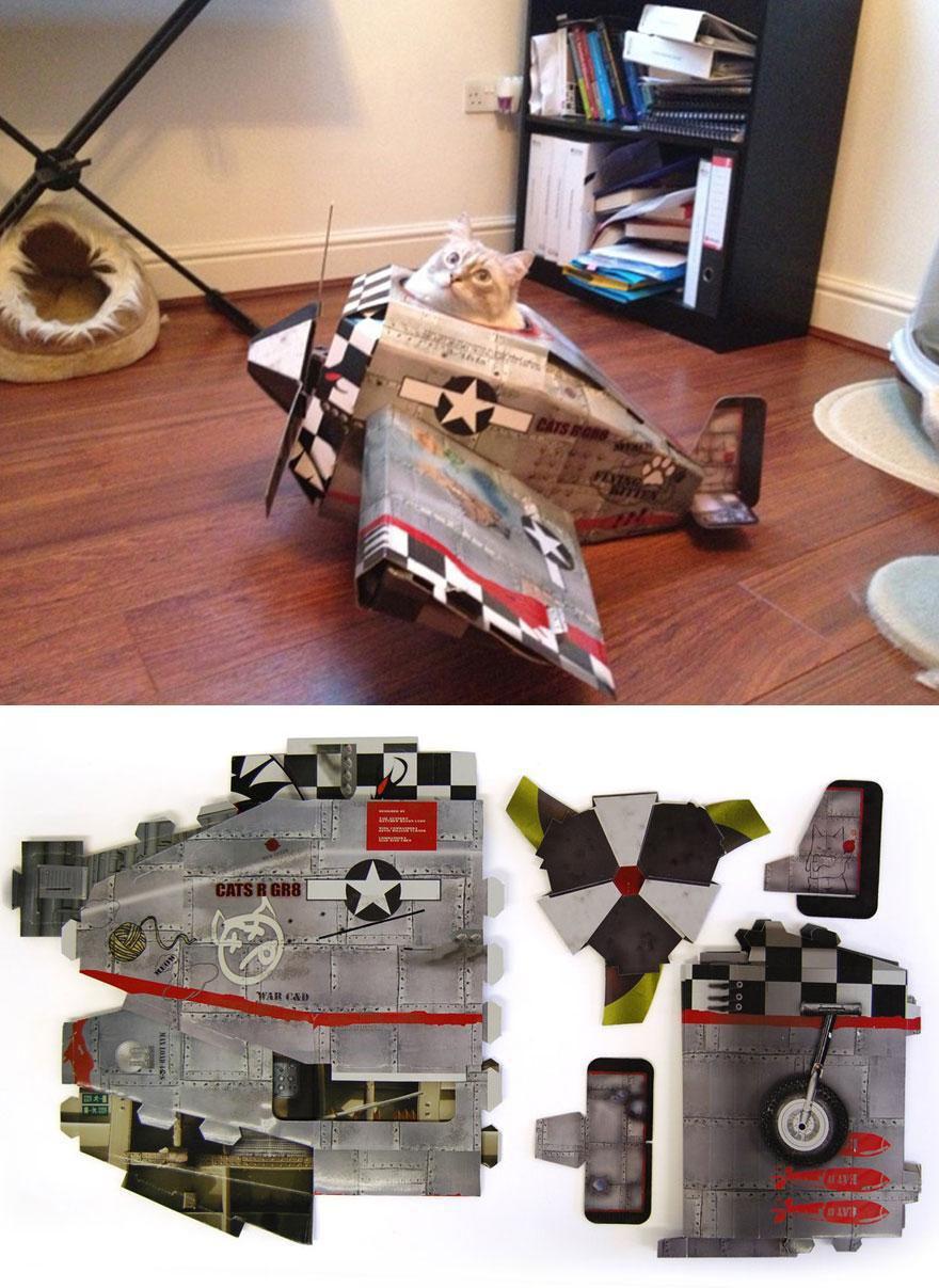 war planes, military vehicles, cardboard box