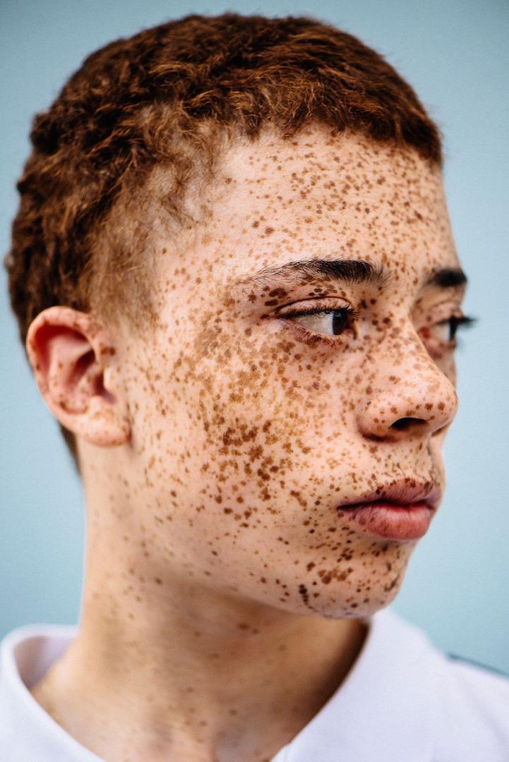 captivating images, models, red hair, unique mutation