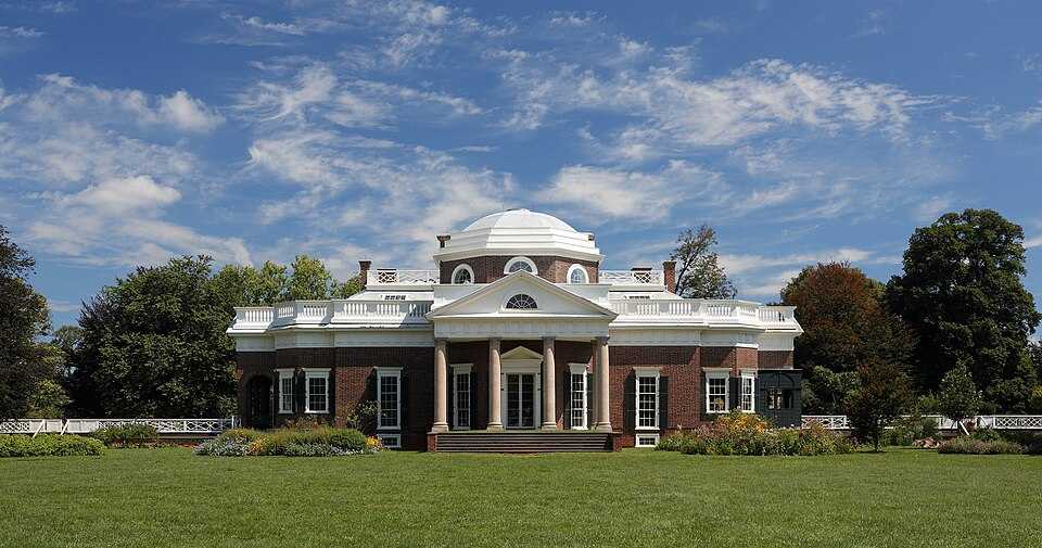 monticello, thomas jefferson, jefferson house, virginia, famous houses