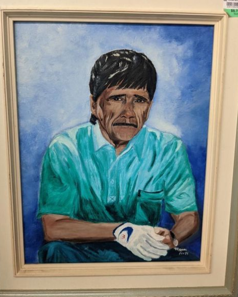 thrift store art, bad art, obama