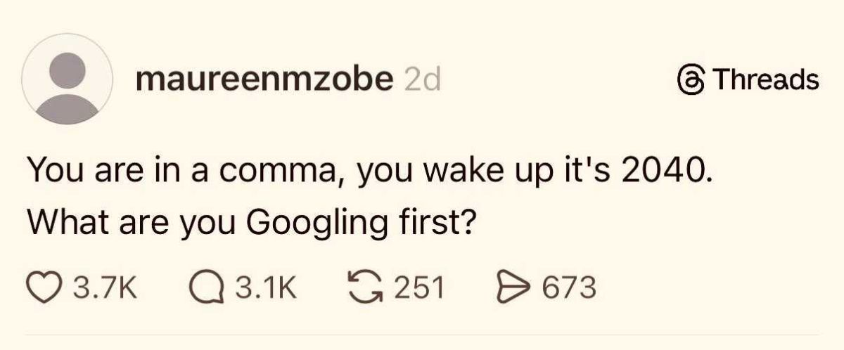 Threads, punctuation, spelling, commas, coma, typos
