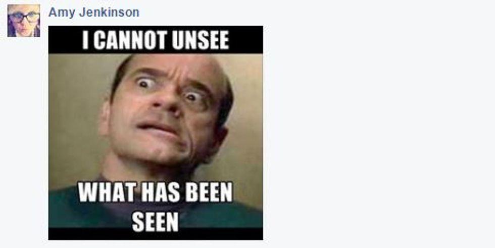 a Facebook post of a meme that reads, 