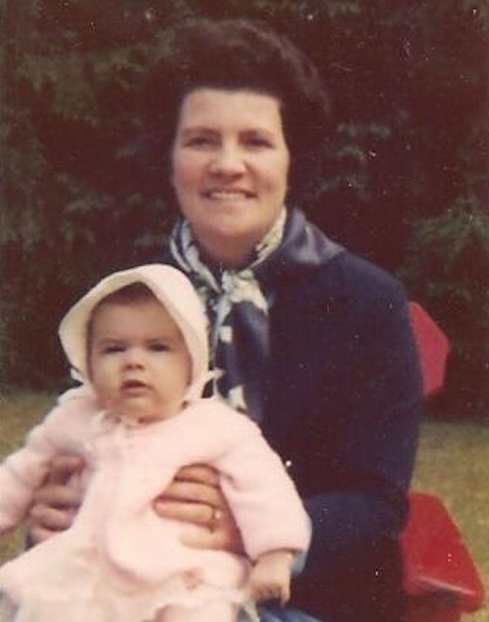 mother holding her baby girl