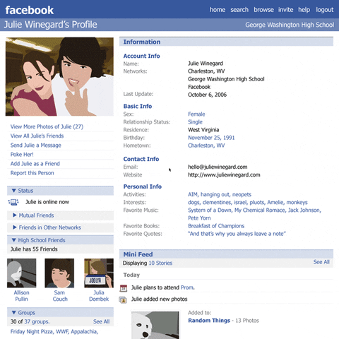 early internet trends