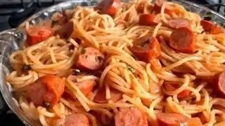 Brazil, macaroni with sausage, hot dogs, comfort food, childhood