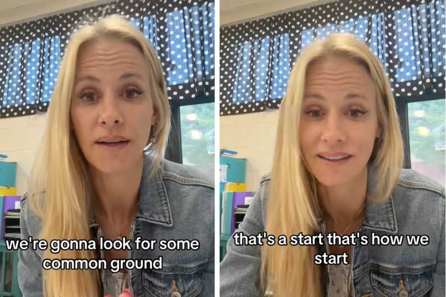 Teacher demonstrates simple but powerful ‘common ground’ vs. ‘find a problem’ conversation hack