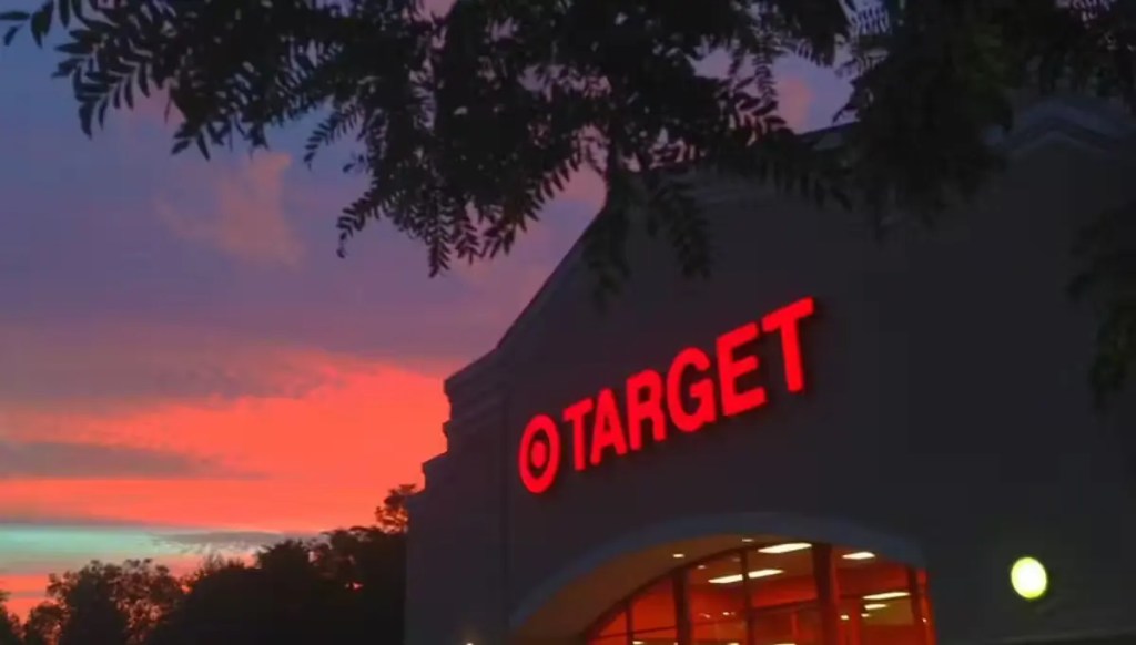 Target store at night