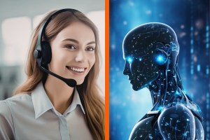 AI, high touch, high text, robot, customer service