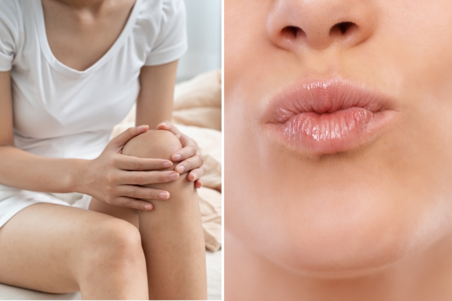 A woman in the Philippines filmed herself kissing her knee. The reaction was universal.