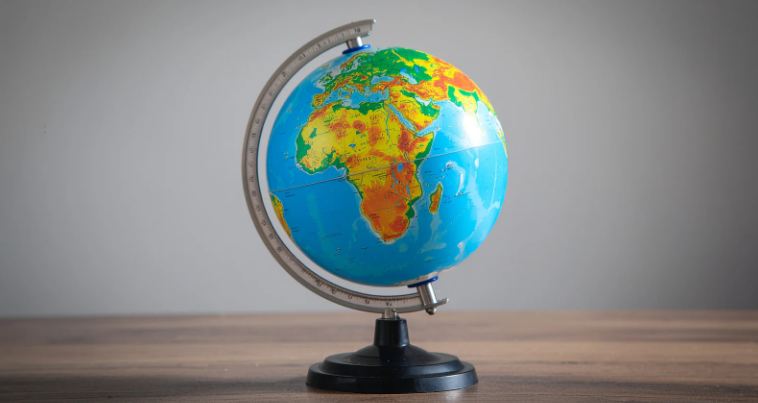globe, display globe, classroom globe, modern globe, map