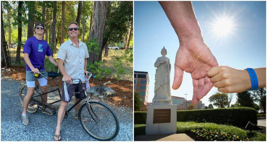Father and son to cycle 9,600 miles to visit all 30 MLB parks and raise $1M for a children’s hospital