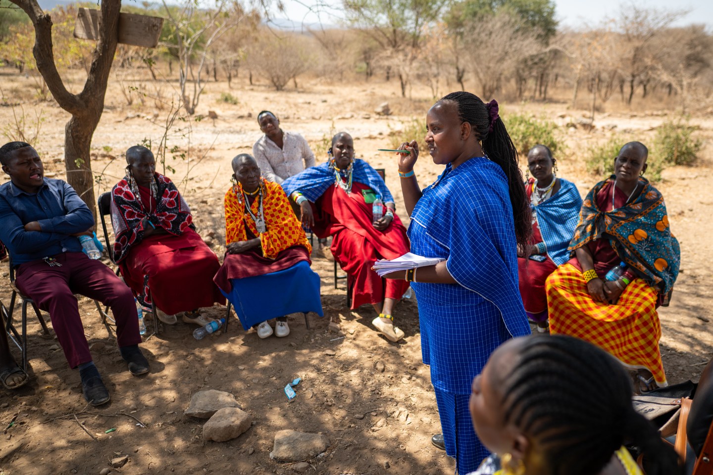 Parent-teacher associations in Maasai community. Captured by James Roh for Pura