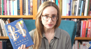 Historian next to an illustration of a medieval woman and baby with the words "The Cold Parent Myth"