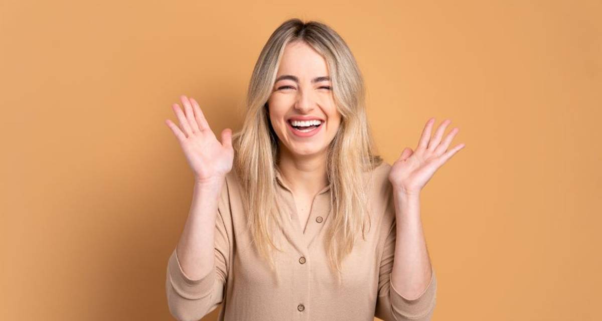 smile, laugh, smiling woman, cheerful, happy