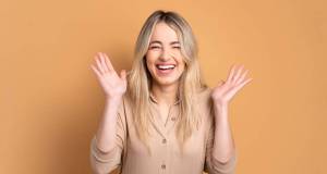 smile, laugh, smiling woman, cheerful, happy