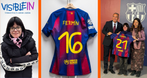 fc barcelona, fc barcelona jersey, anna vives, down syndrome, world down syndrome day
