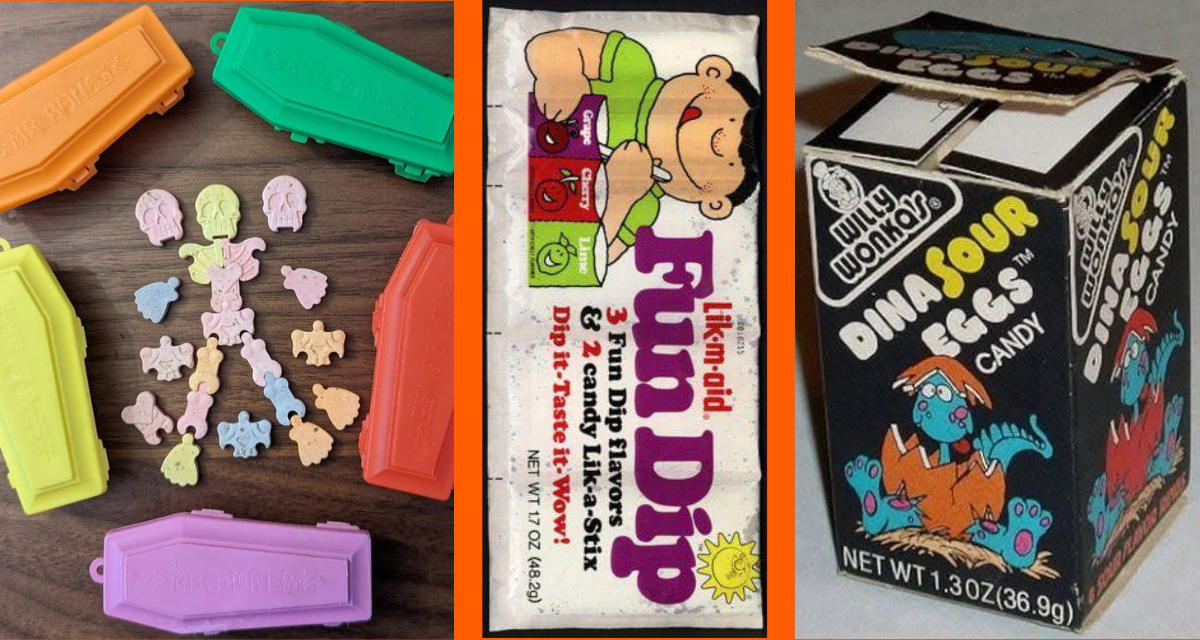 gen x, gen x candy, 80s candy, candy from 80s, retro candy