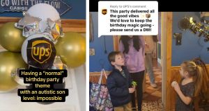 UPS, UPS near me, themed birtday party, autism, autism special interest