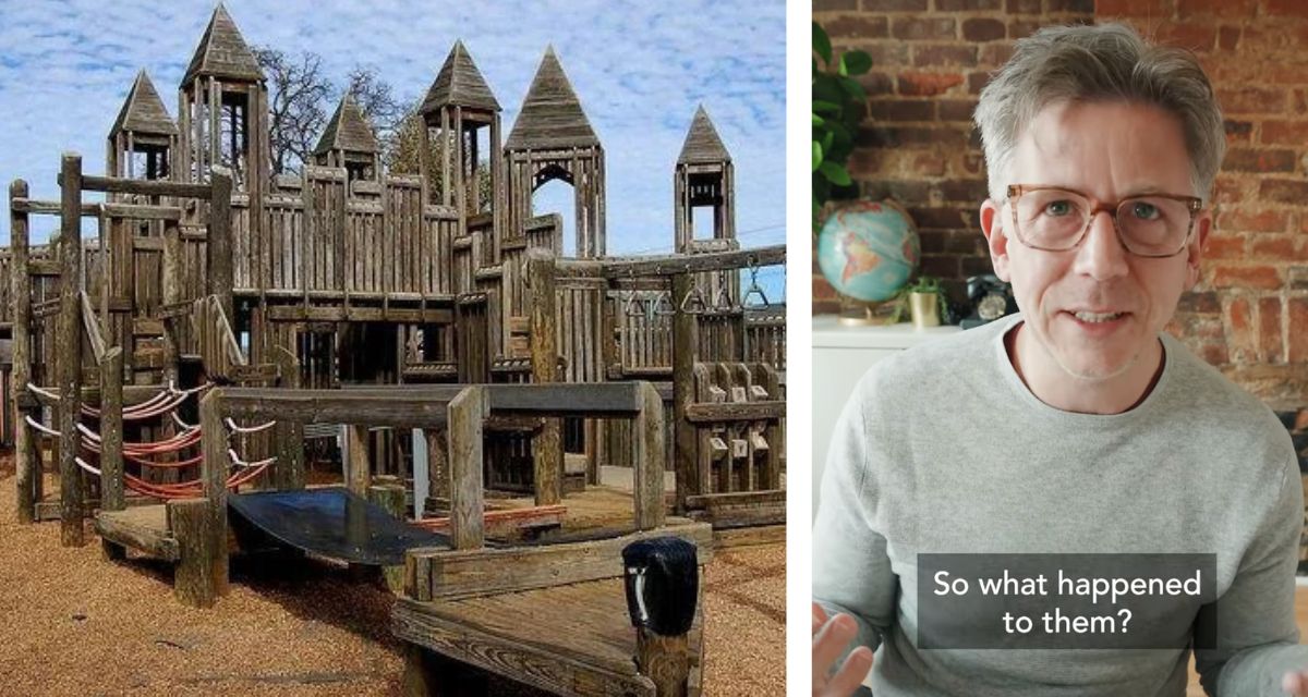 wooden playground, plyaground, history