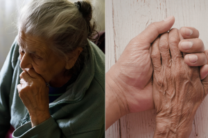 old people, seniors, dying, hospice, hospital, death, childfree, parents, friends, community, love